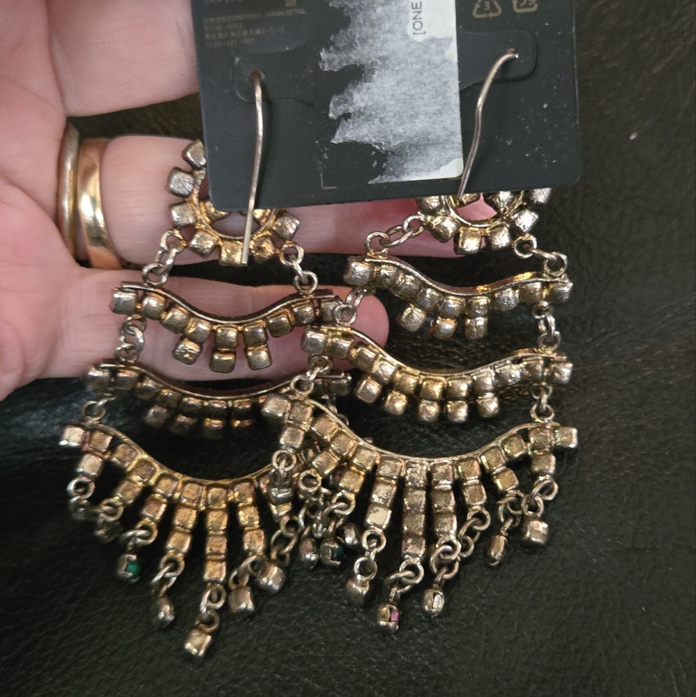 Forever 21 Multicolor Chandelier Earrings - Picture 4 of 5